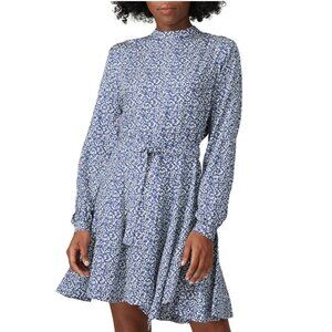Derek Lam 10 Crosby Blue Printed Dress size 10